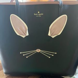 Kate Spade large tote leather Bunny bag